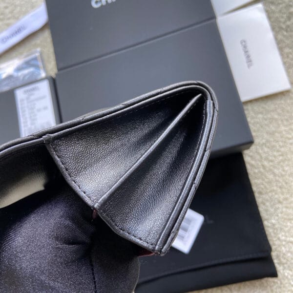 CHANEL Classic Small Flap Wallet black - Image 6