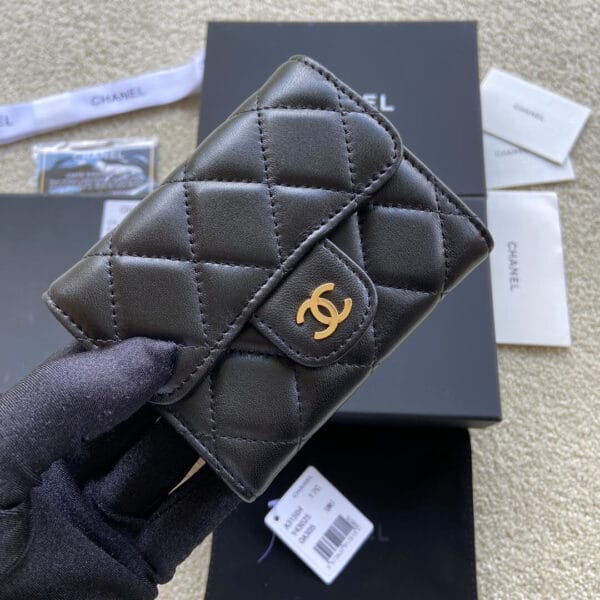 CHANEL Classic Small Flap Wallet black - Image 7