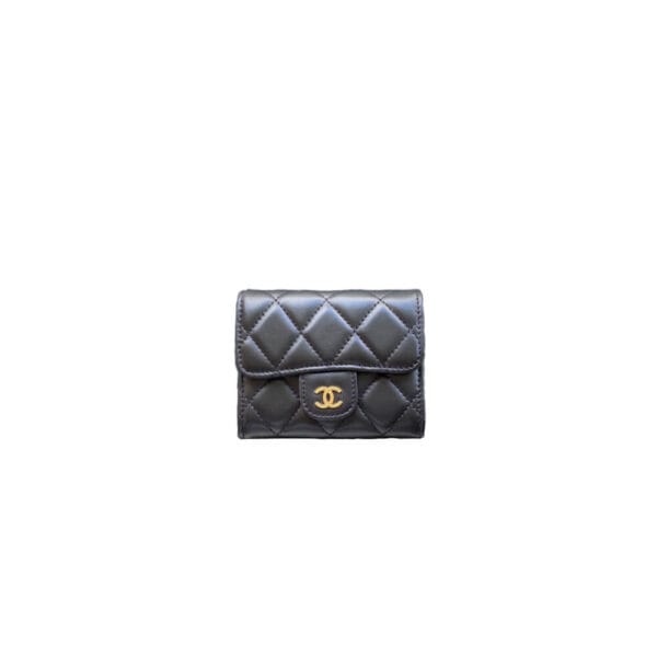 CHANEL Classic Small Flap Wallet black
