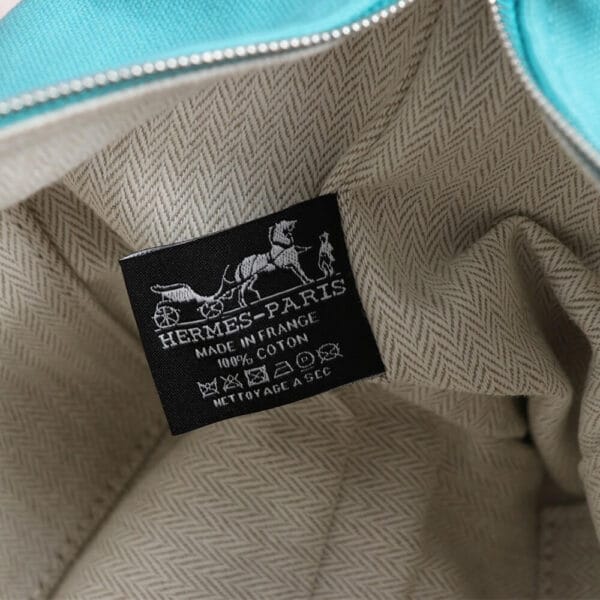Hermes toiletery bag Lake Blue - Image 7