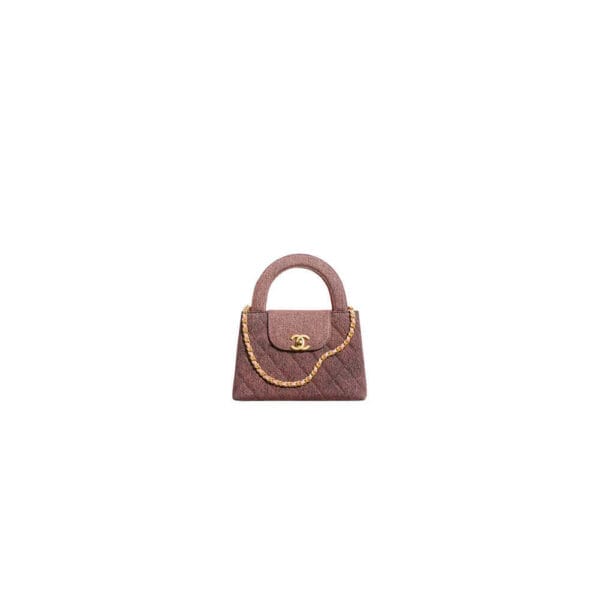 Chanel Mini Shopping Bag(high-end grade) dark brown