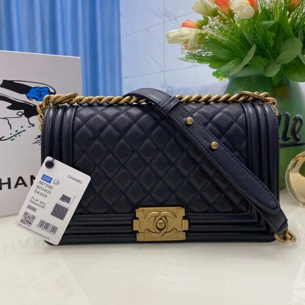 BOY CHANEL Handbag(high-end grade) black - Image 2