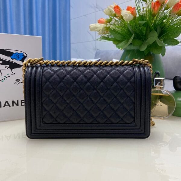 BOY CHANEL Handbag(high-end grade) black - Image 4