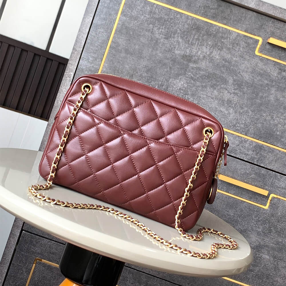 CHANEL large Camera Case Red - Image 4