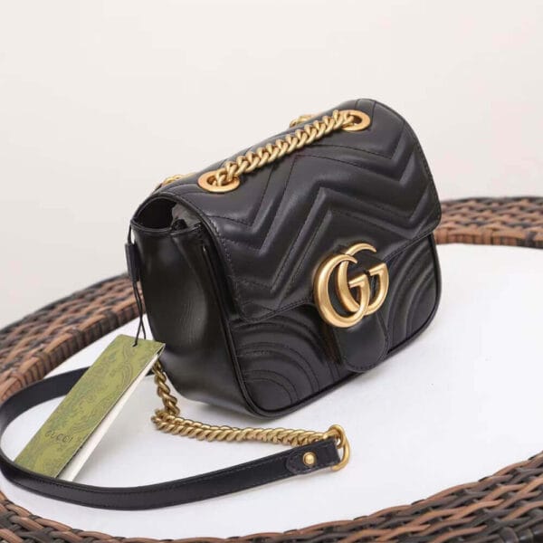 GG MARMONT mini shoulder bag black - Image 3