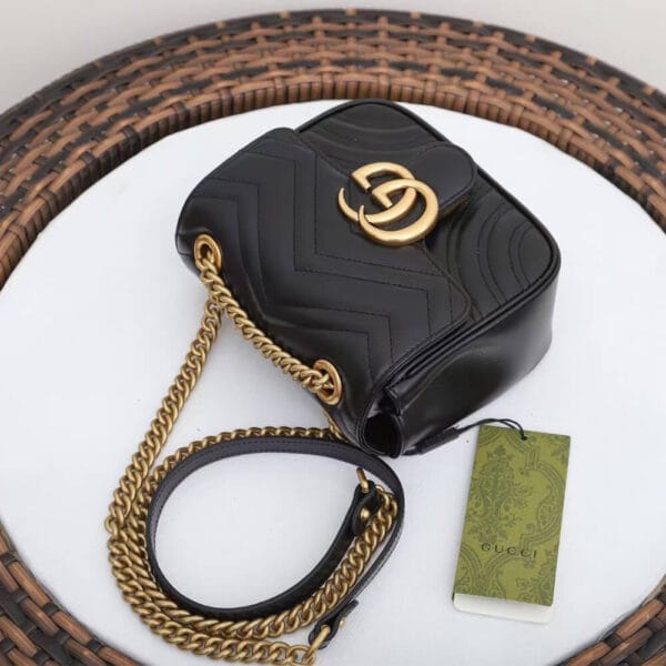 GG MARMONT mini shoulder bag black - Image 6