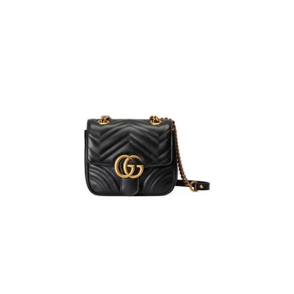 GG MARMONT mini shoulder bag black