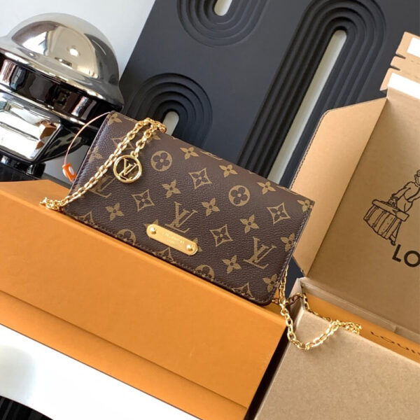 LV Wallet On Chain Lily black - Image 2