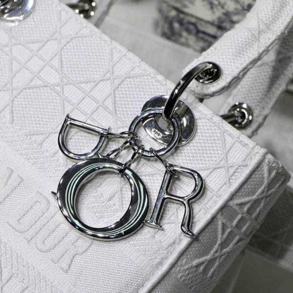DIOR MEDIUM LADY D-LITE BAG Beige - Image 6