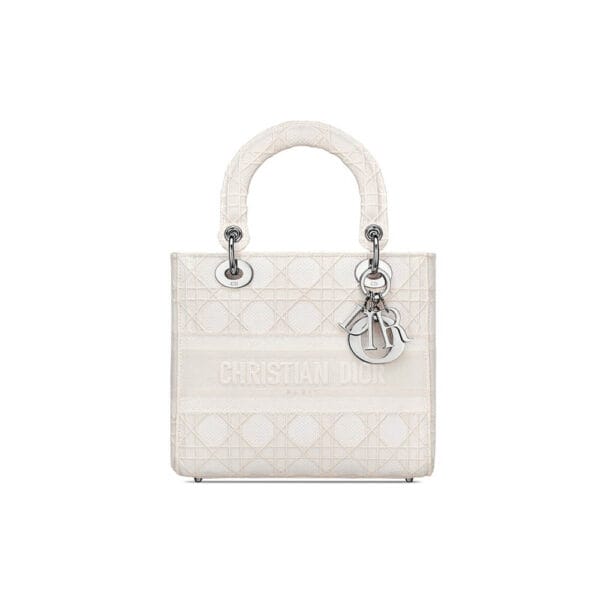 DIOR MEDIUM LADY D-LITE BAG Beige