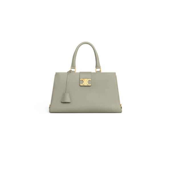CELINE MEDIUM APPOLINE BAG IN SUPPLE CALFSKIN Medium grey