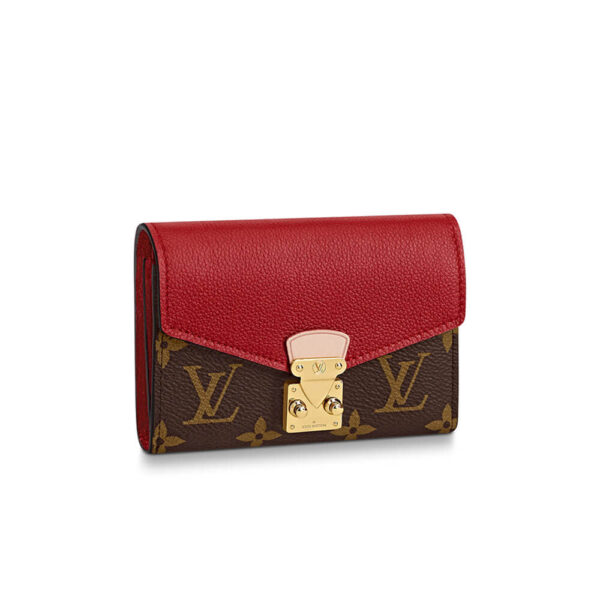 Louis Vuitton Pallas Wallet dark brown