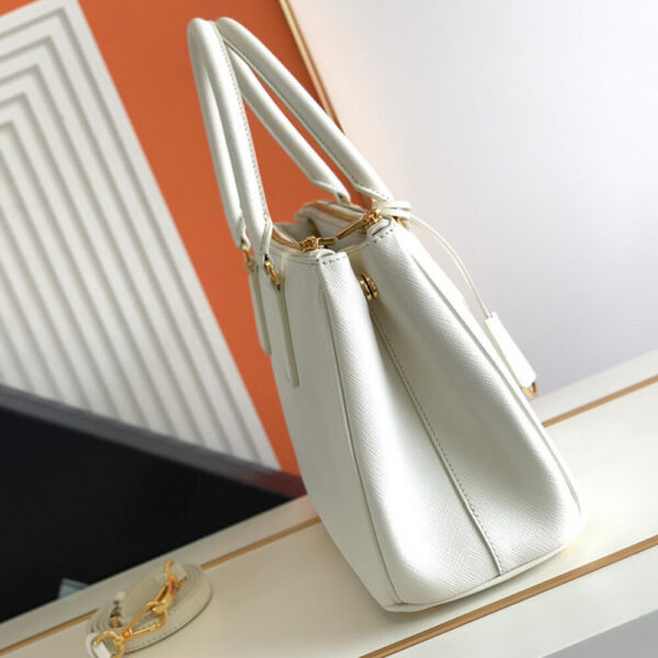 Medium Prada Galleria Saffiano leather bag Beige - Image 3