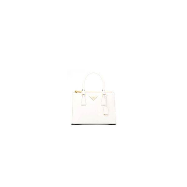 Medium Prada Galleria Saffiano leather bag Beige