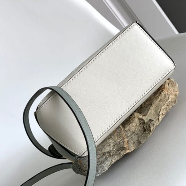 LOEWE Mini Puzzle bag in classic calfskin Beige - Image 5