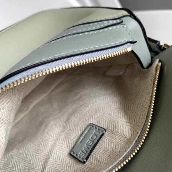 LOEWE Mini Puzzle bag in classic calfskin Beige - Image 8