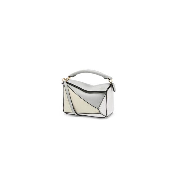 LOEWE Mini Puzzle bag in classic calfskin Beige