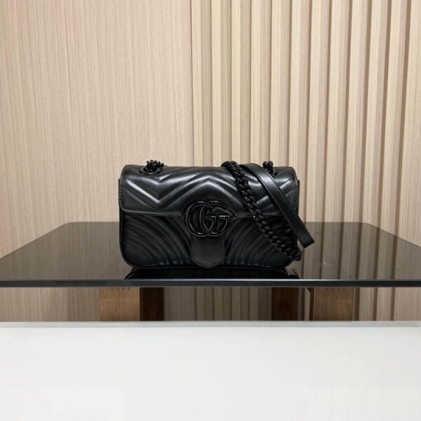GG MARMONT MINI SHOULDER BAG black - Image 2