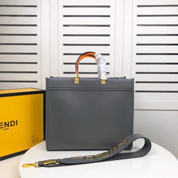 FENDI SUNSHINE Medium Tote Bag Pink - Image 3