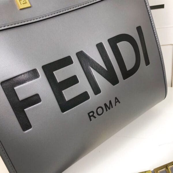 FENDI SUNSHINE Medium Tote Bag Pink - Image 6