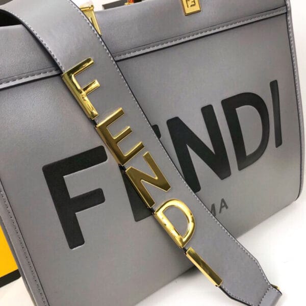 FENDI SUNSHINE Medium Tote Bag Pink - Image 7