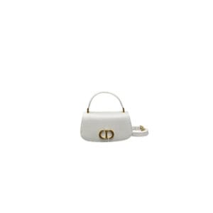 Dior Small 30 Montaigne Avenue Top Handle Bag Beige