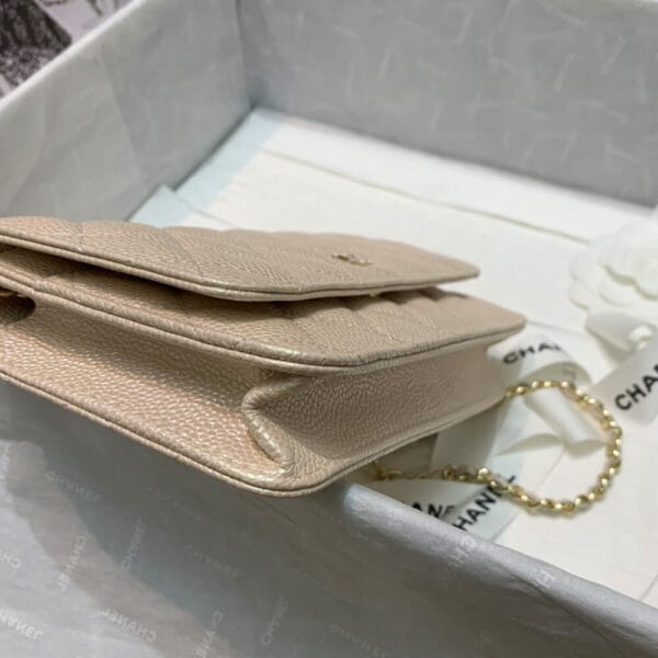 CHANEL Wallet On Chain Beige - Image 4