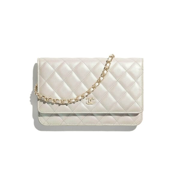 CHANEL Wallet On Chain Beige