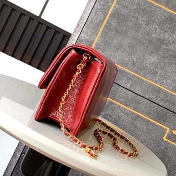 CHANEL Small Flap Bag(high-end grade) Pink - Image 3