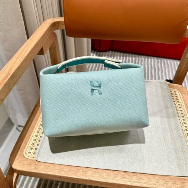 Hermes toiletery bag Lake Blue - Image 2