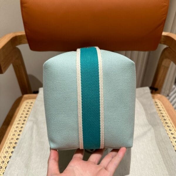 Hermes toiletery bag Lake Blue - Image 3