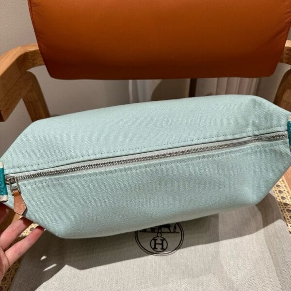 Hermes toiletery bag Lake Blue - Image 5