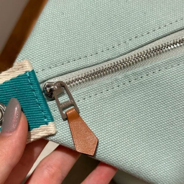 Hermes toiletery bag Lake Blue - Image 7