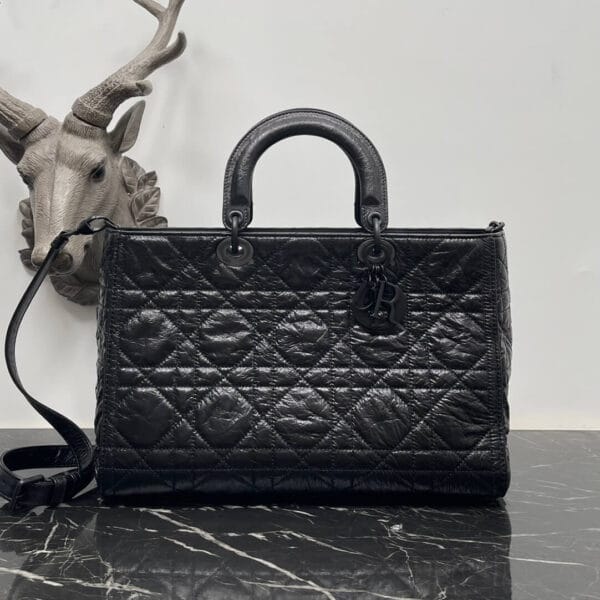 Dior Large Lady D-Sire Bag black - Image 2