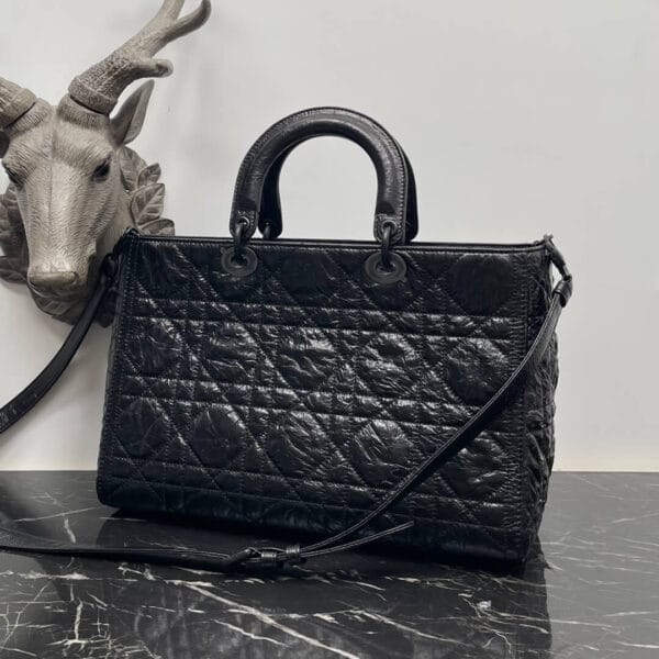 Dior Large Lady D-Sire Bag black - Image 4