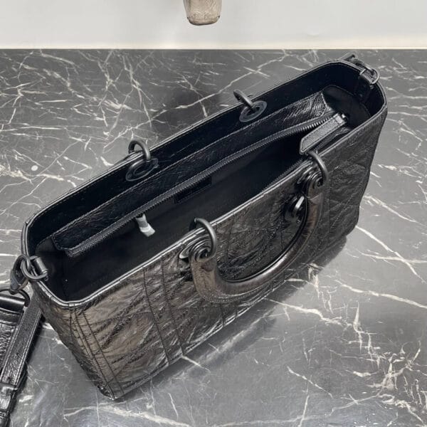 Dior Large Lady D-Sire Bag black - Image 9