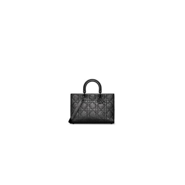 Dior Large Lady D-Sire Bag black
