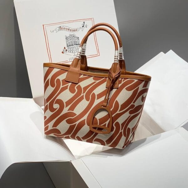 Hermes Steeple 28 bag(high-end grade) Lake Blue - Image 3