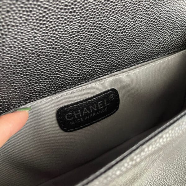 BOY CHANEL HANDBAG black - Image 7