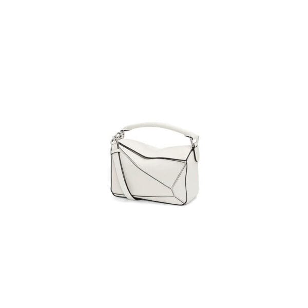 LOEWE Mini Puzzle bag in classic calfskin Beige