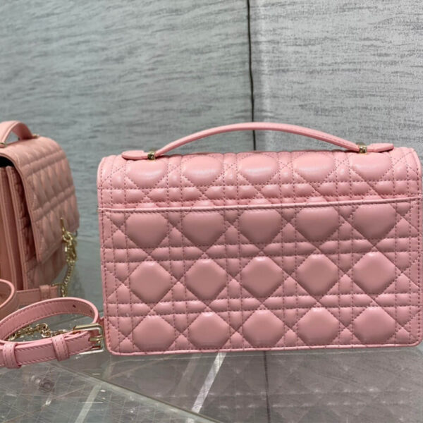 MISS DIOR TOP HANDLE BAG  Pink - Image 4