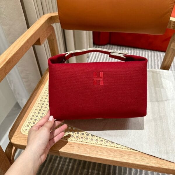 Hermes toiletery bag Red - Image 2