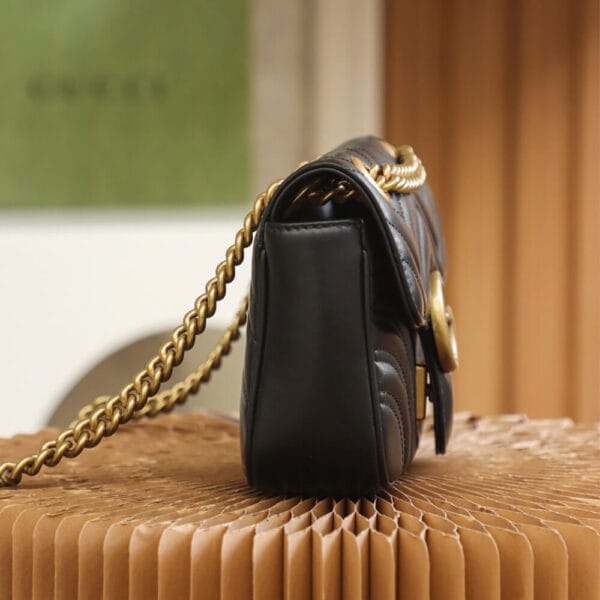 GG MARMONT MINI SHOULDER BAG black - Image 3