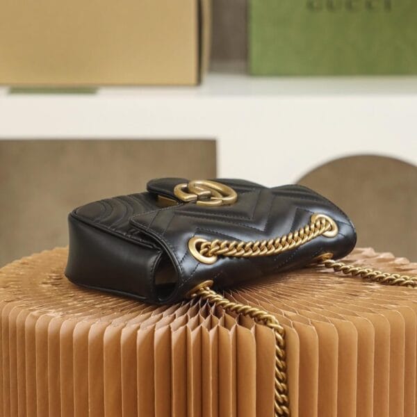 GG MARMONT MINI SHOULDER BAG black - Image 5