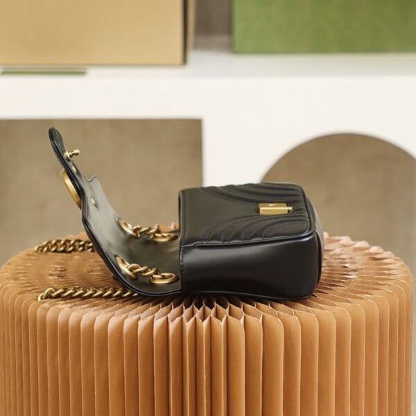 GG MARMONT MINI SHOULDER BAG black - Image 7