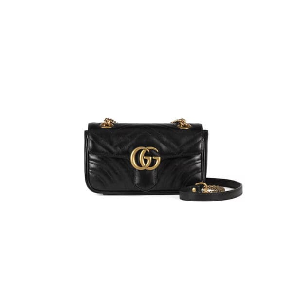 GG MARMONT MINI SHOULDER BAG black