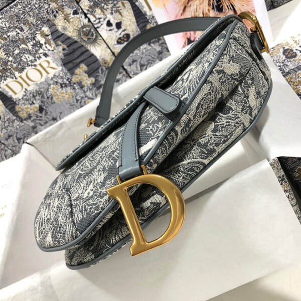 Dior SADDLE BAG Lake Blue - Image 5