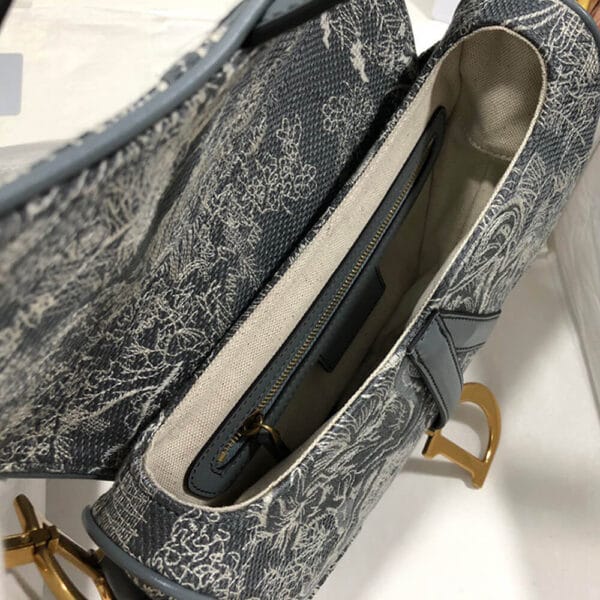 Dior SADDLE BAG Lake Blue - Image 8