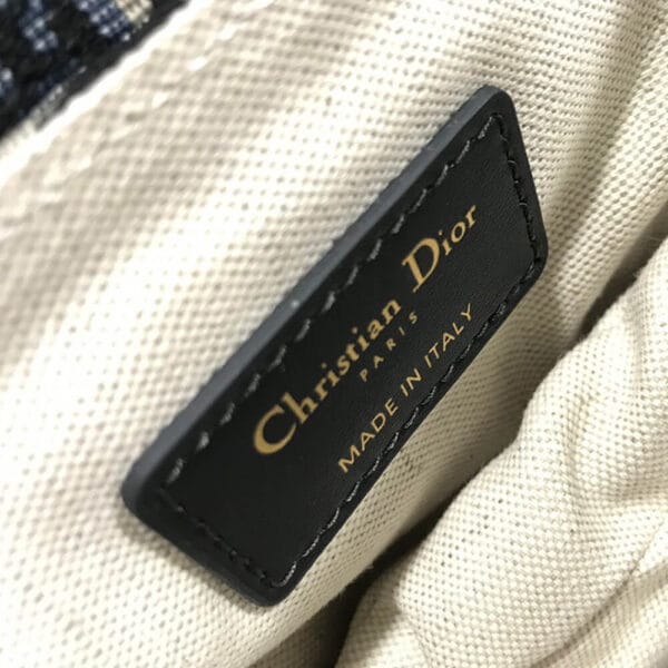 Dior MINI SADDLE BAG black - Image 7