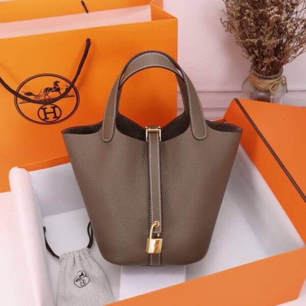 Hermes Picotin Lock 22 bag black - Image 2
